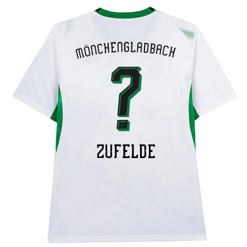 Danxen Femme Maillot Isaac Zufelde #0 Blanc Noir Vert Tenues Domicile 2026/27 T-Shirt