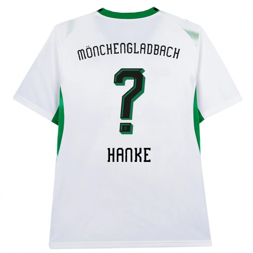 Danxen Femme Maillot Jayron-Cain Hanke #0 Blanc Noir Vert Tenues Domicile 2026/27 T-Shirt