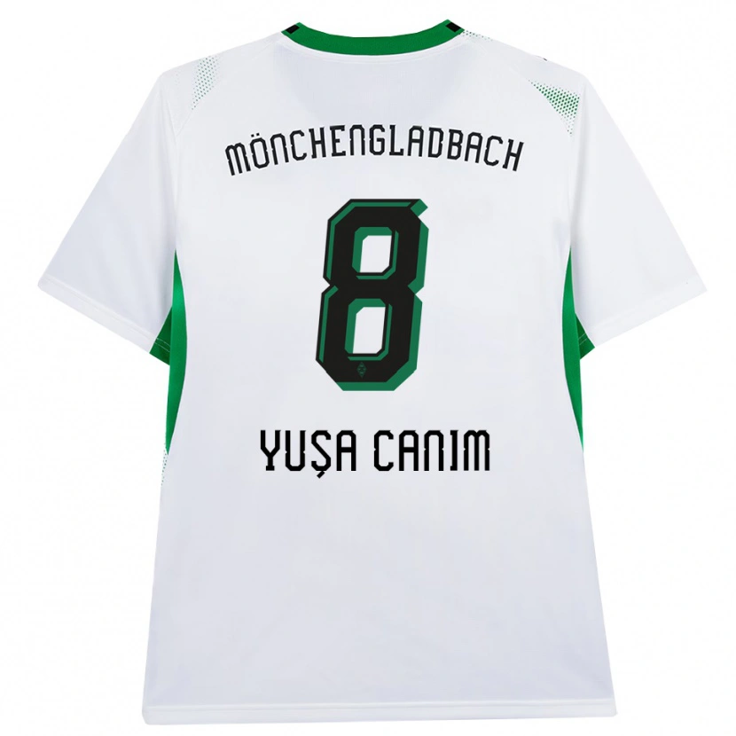Danxen Femme Maillot Salih Yuşa Canım #8 Blanc Noir Vert Tenues Domicile 2026/27 T-Shirt