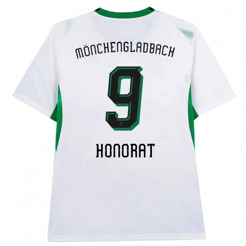 Danxen Femme Maillot Franck Honorat #9 Blanc Noir Vert Tenues Domicile 2026/27 T-Shirt