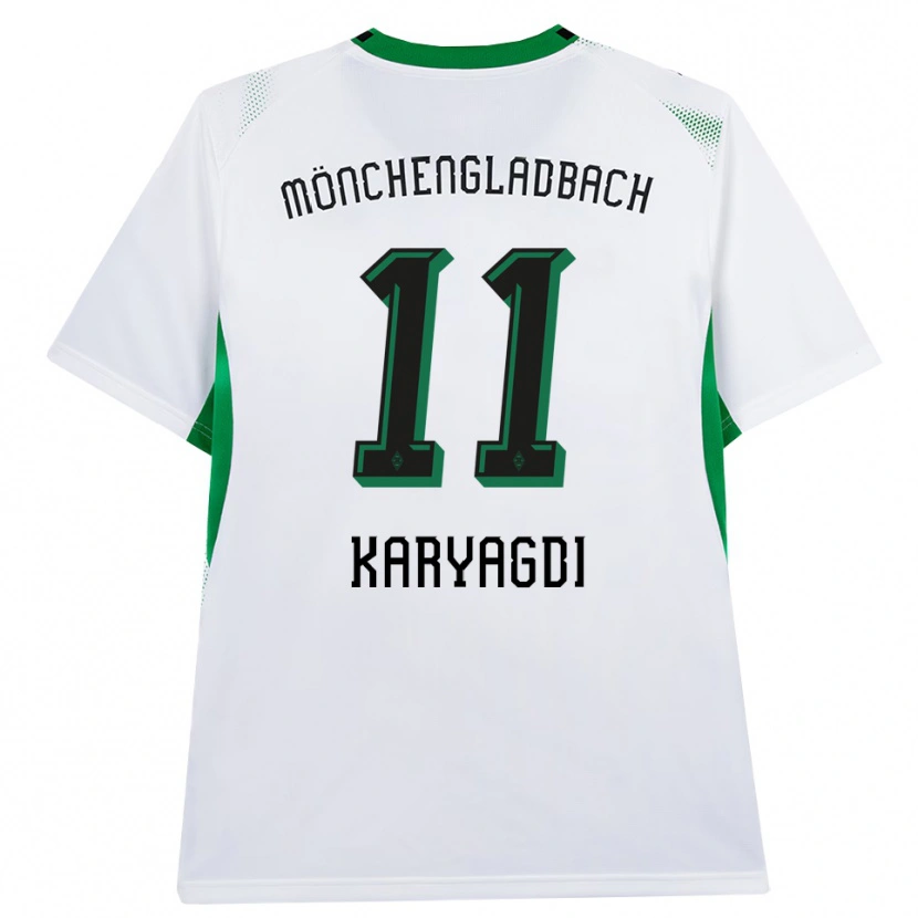 Danxen Femme Maillot Kerim Karyagdi #11 Blanc Noir Vert Tenues Domicile 2026/27 T-Shirt