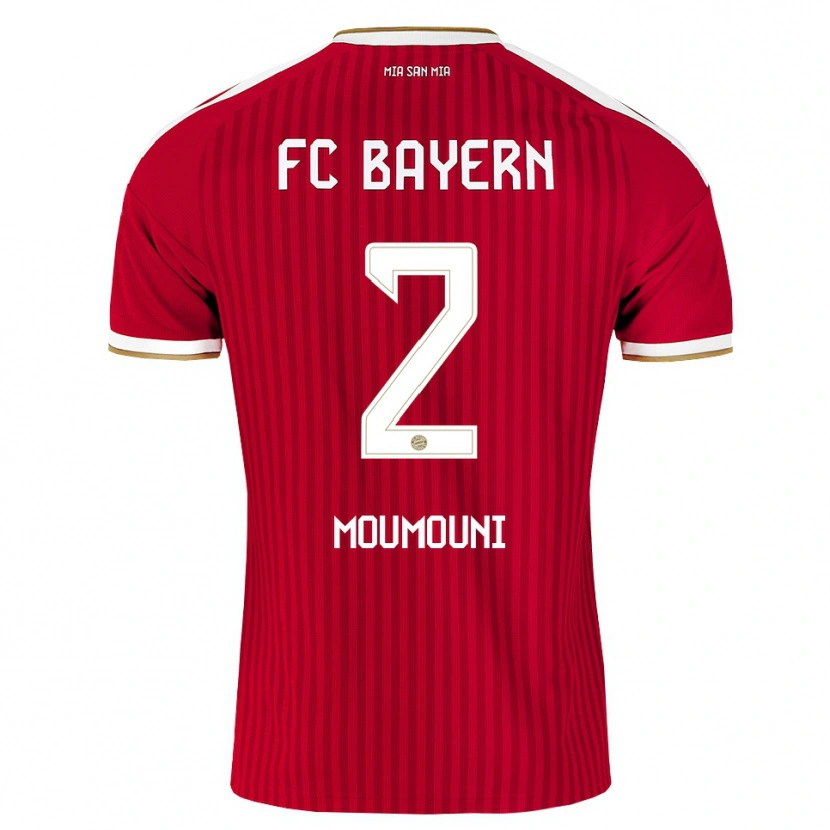 Danxen Femme Maillot Rayan Moumouni #2 Rouge Blanc Bleu Tenues Domicile 2026/27 T-Shirt