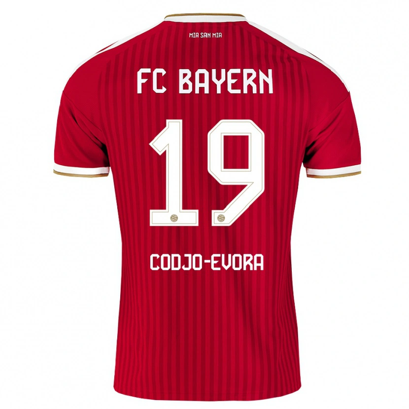 Danxen Femme Maillot Noah Codjo-Evora #19 Rouge Blanc Bleu Tenues Domicile 2026/27 T-Shirt