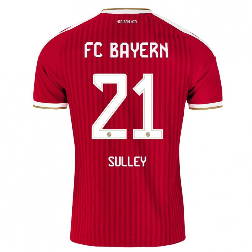 Danxen Femme Maillot Williams Baffour Sulley #21 Rouge Blanc Bleu Tenues Domicile 2026/27 T-Shirt