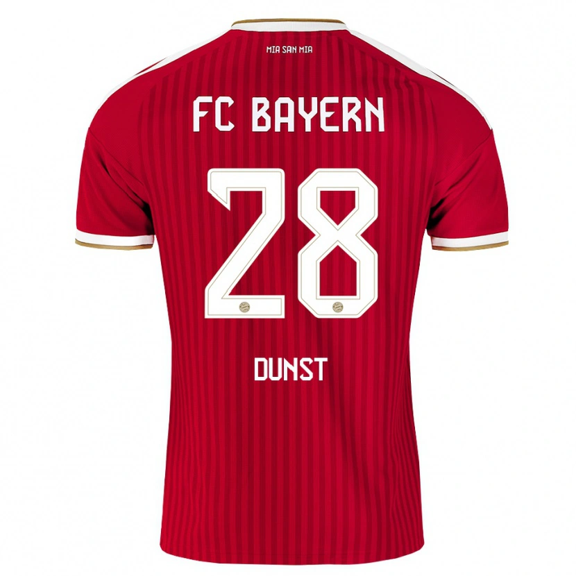 Danxen Femme Maillot Barbara Dunst #28 Rouge Blanc Bleu Tenues Domicile 2026/27 T-Shirt