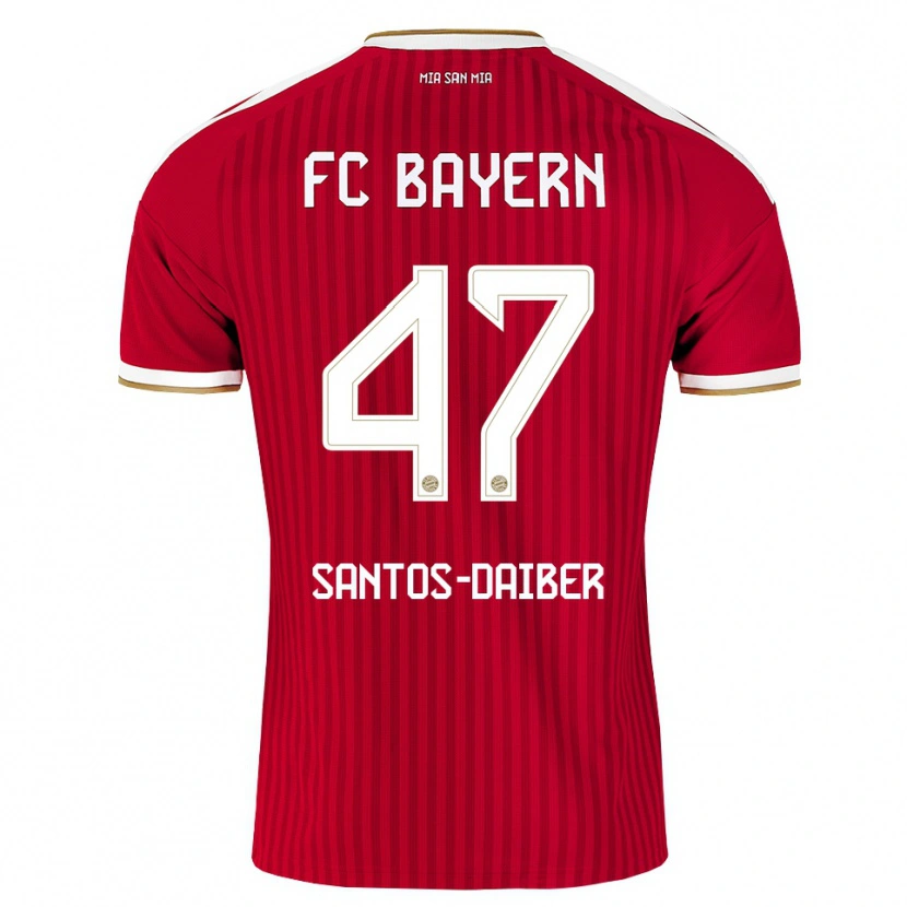 Danxen Femme Maillot David Santos Daiber #47 Rouge Blanc Bleu Tenues Domicile 2026/27 T-Shirt