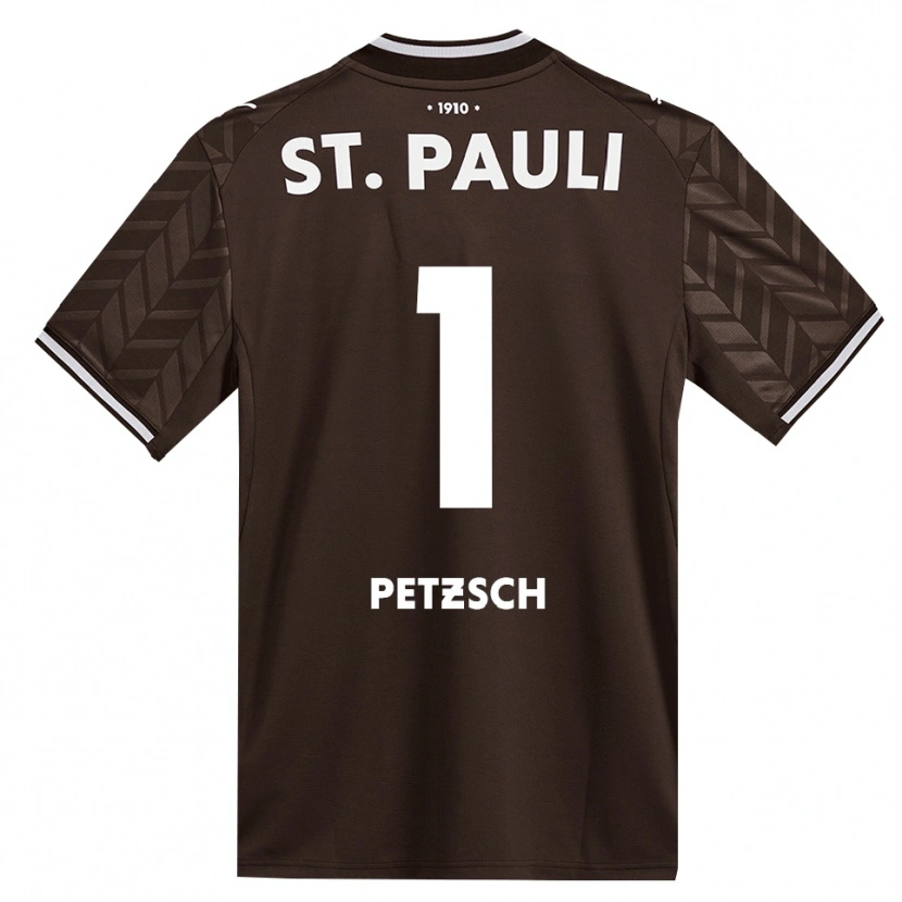 Danxen Femme Maillot Niklas Petzsch #1 Café Blanc Tenues Domicile 2026/27 T-Shirt