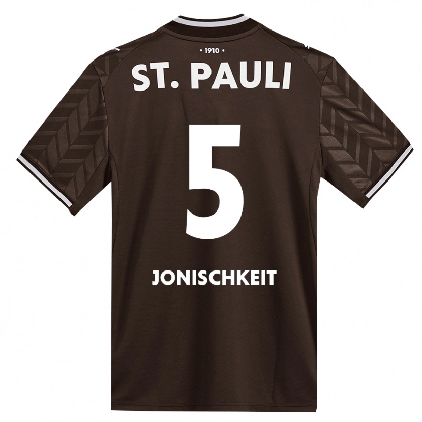 Danxen Femme Maillot Jamal Jonischkeit #5 Café Blanc Tenues Domicile 2026/27 T-Shirt