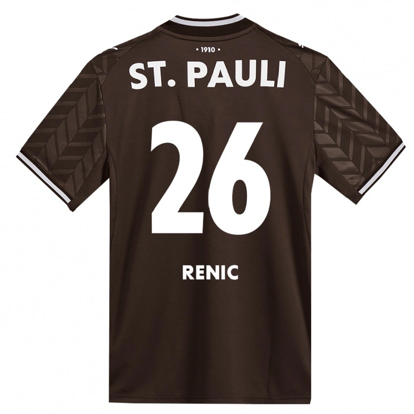 Danxen Femme Maillot Gabriel Renic #26 Café Blanc Tenues Domicile 2026/27 T-Shirt