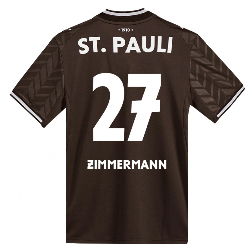 Danxen Femme Maillot Tara Zimmermann #27 Café Blanc Tenues Domicile 2026/27 T-Shirt