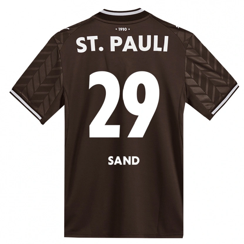 Danxen Femme Maillot Christoffer Sand #29 Café Blanc Tenues Domicile 2026/27 T-Shirt