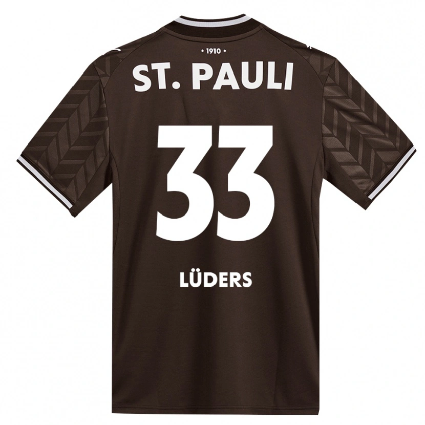 Danxen Femme Maillot Ben Lüders #33 Café Blanc Tenues Domicile 2026/27 T-Shirt