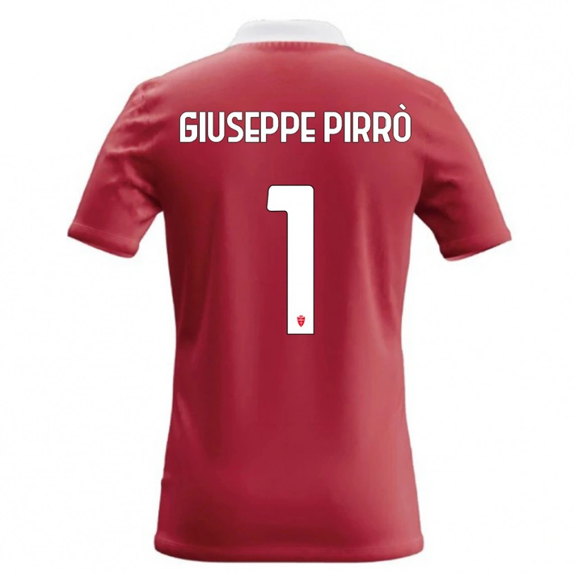 Danxen Femme Maillot Marco Giuseppe Pirrò #1 Rouge Blanc Tenues Domicile 2026/27 T-Shirt