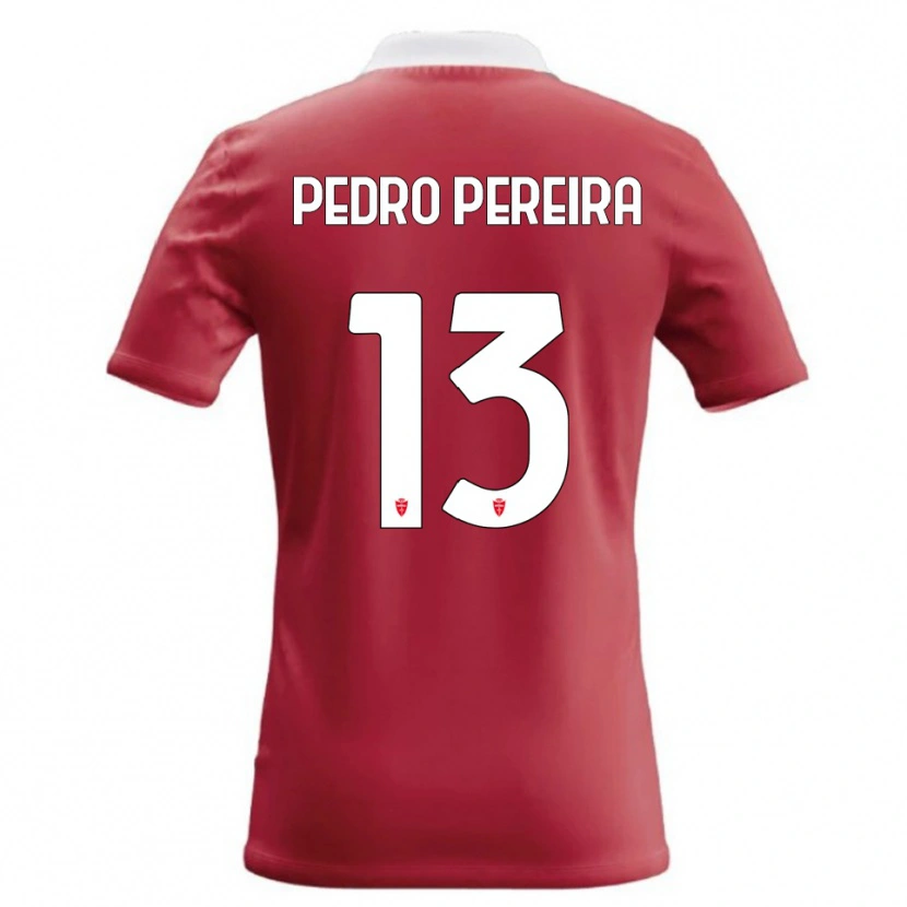 Danxen Femme Maillot Pedro Pereira #13 Rouge Blanc Tenues Domicile 2026/27 T-Shirt