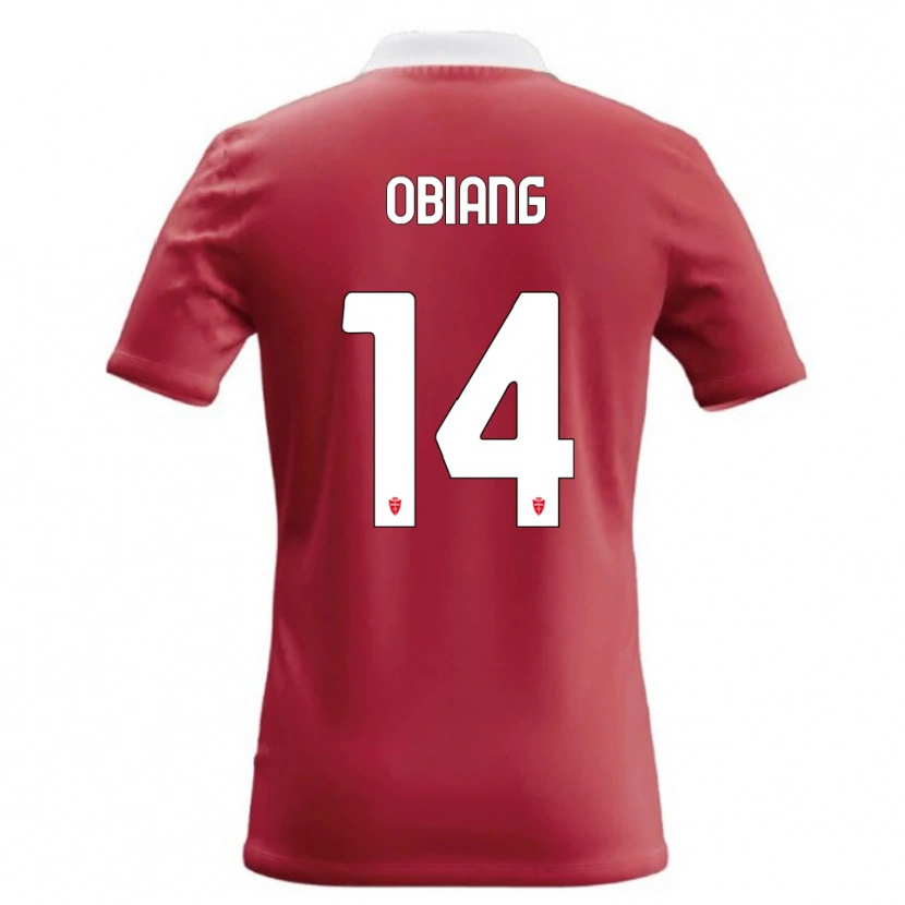 Danxen Femme Maillot Pedro Obiang #14 Rouge Blanc Tenues Domicile 2026/27 T-Shirt