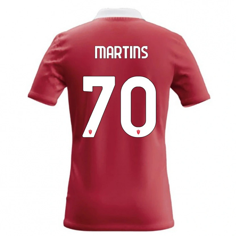 Danxen Femme Maillot Kevin Martins #70 Rouge Blanc Tenues Domicile 2026/27 T-Shirt