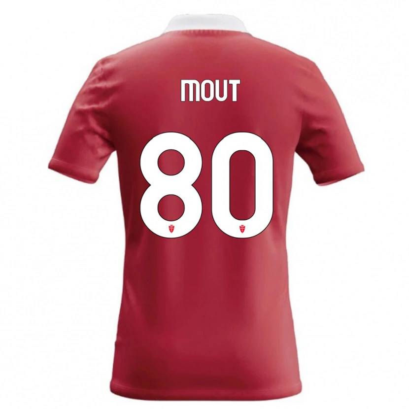 Danxen Femme Maillot Mathis Mout #80 Rouge Blanc Tenues Domicile 2026/27 T-Shirt