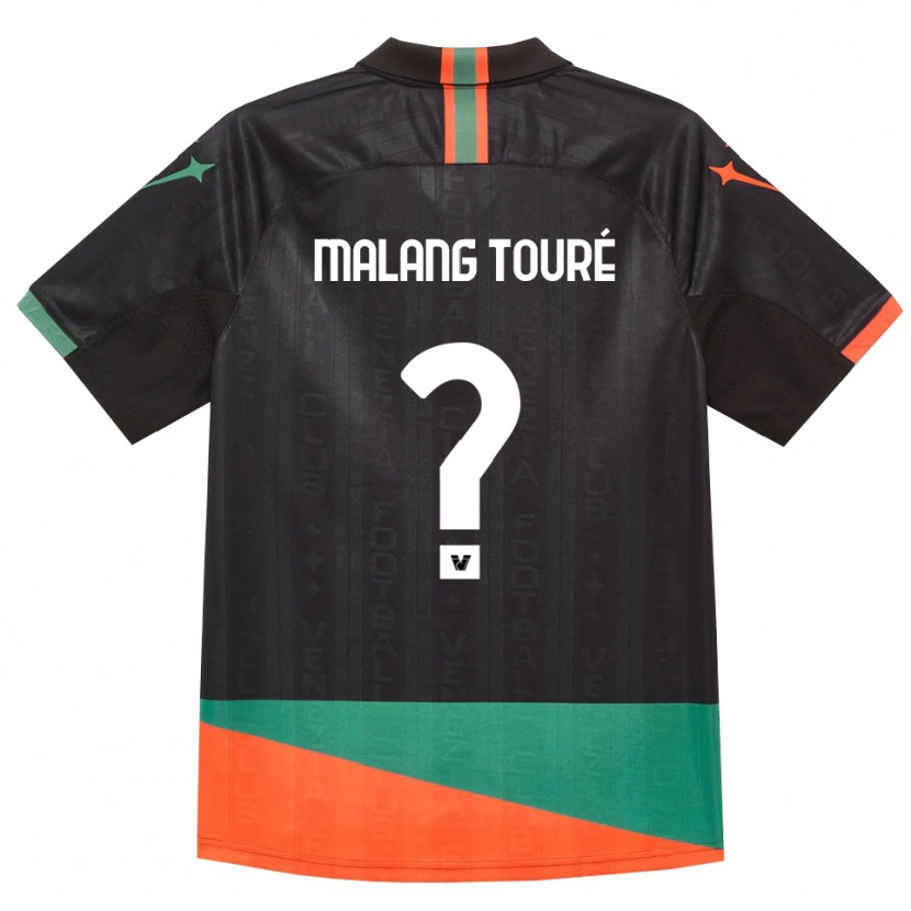 Danxen Femme Maillot Mohamed Malang Touré #0 Noir Orange Vert Tenues Domicile 2026/27 T-Shirt