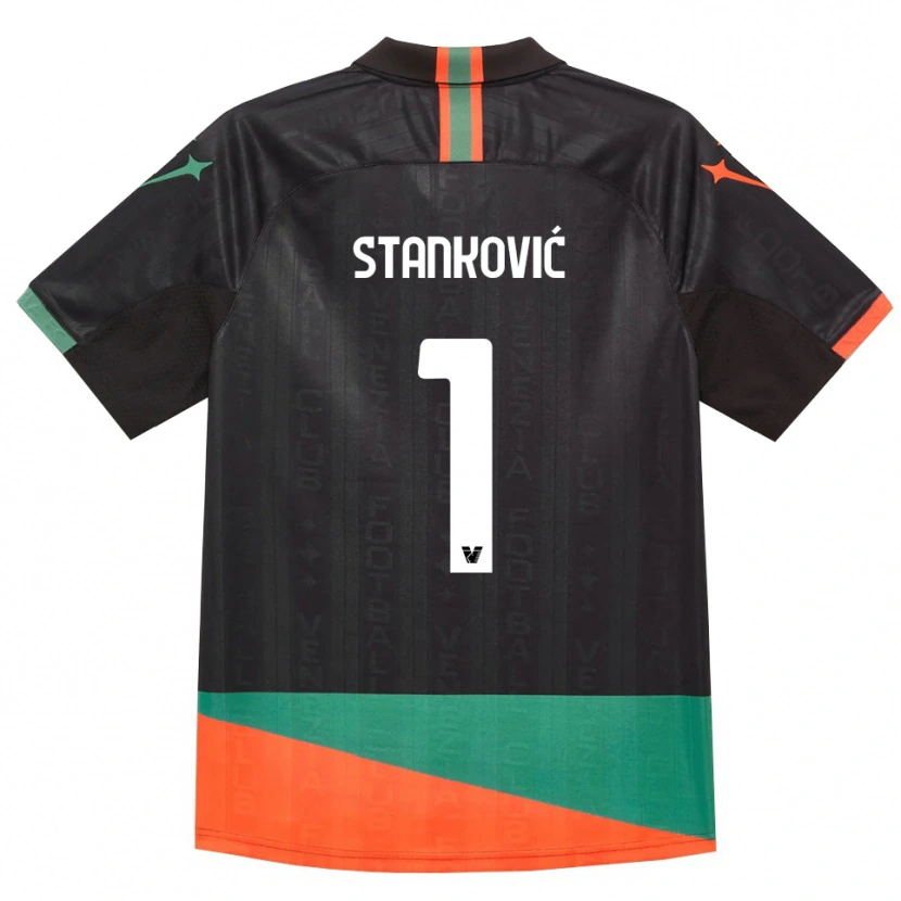 Danxen Femme Maillot Filip Stanković #1 Noir Orange Vert Tenues Domicile 2026/27 T-Shirt