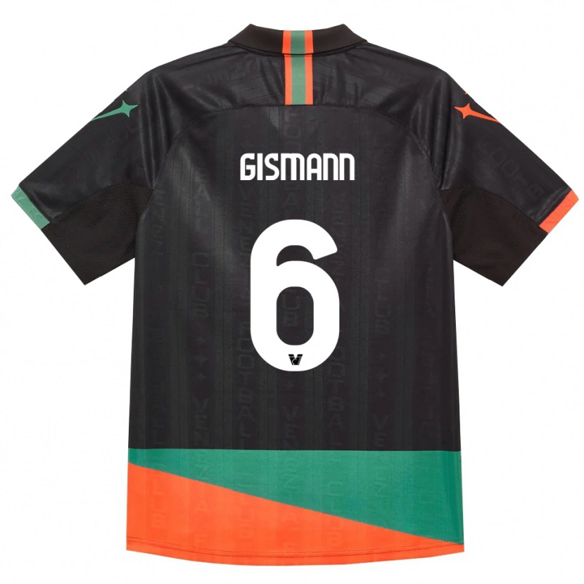 Danxen Femme Maillot Lynn Gismann #6 Noir Orange Vert Tenues Domicile 2026/27 T-Shirt