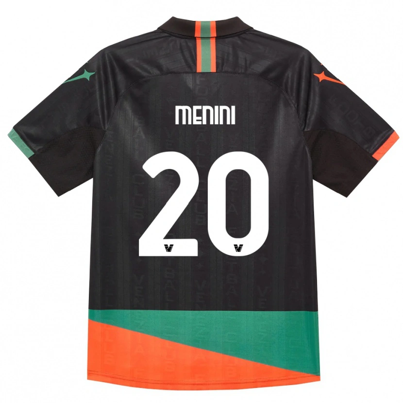 Danxen Femme Maillot Alessandra Menini #20 Noir Orange Vert Tenues Domicile 2026/27 T-Shirt