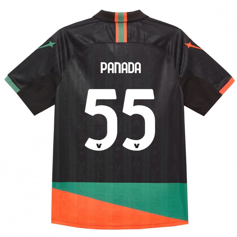 Danxen Femme Maillot Simone Panada #55 Noir Orange Vert Tenues Domicile 2026/27 T-Shirt