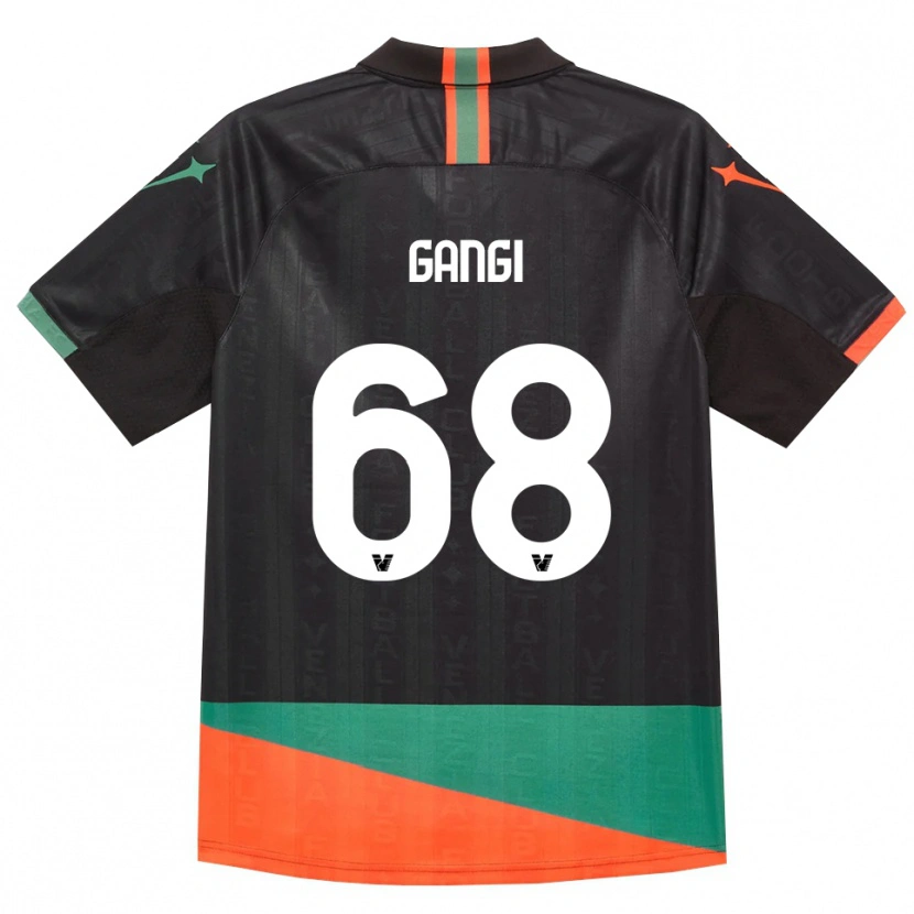 Danxen Femme Maillot Chiara Gangi #68 Noir Orange Vert Tenues Domicile 2026/27 T-Shirt