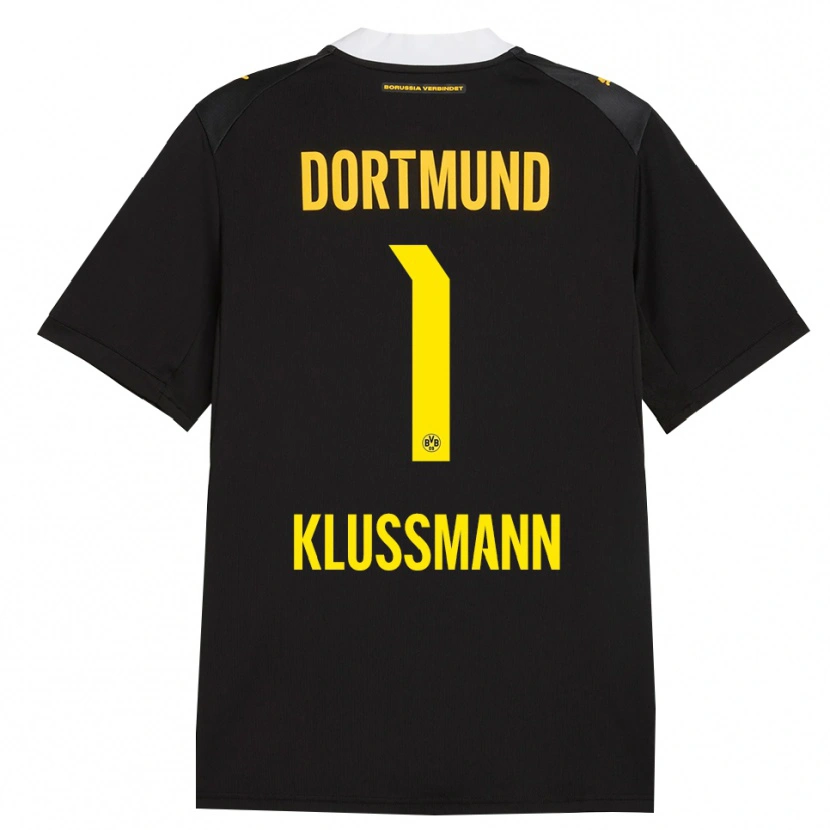 Danxen Femme Maillot Leon Klußmann #1 Noir Rouge Jaune Tenues Extérieur 2026/27 T-Shirt