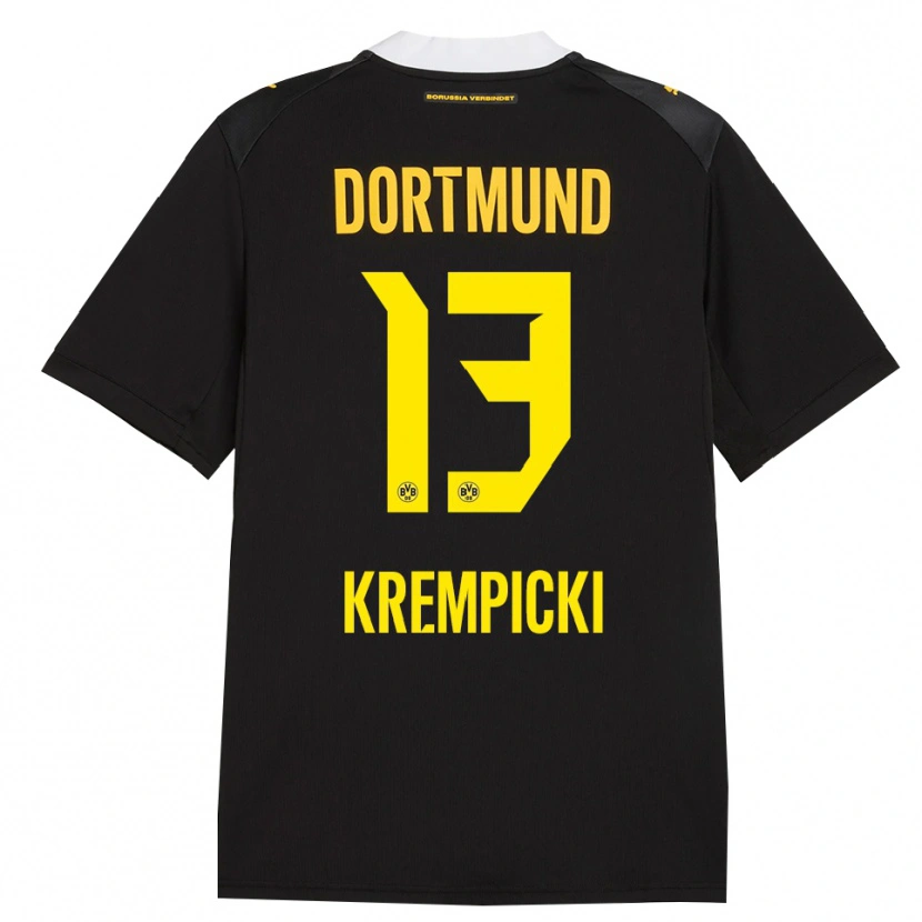Danxen Femme Maillot Connor Krempicki #13 Noir Rouge Jaune Tenues Extérieur 2026/27 T-Shirt