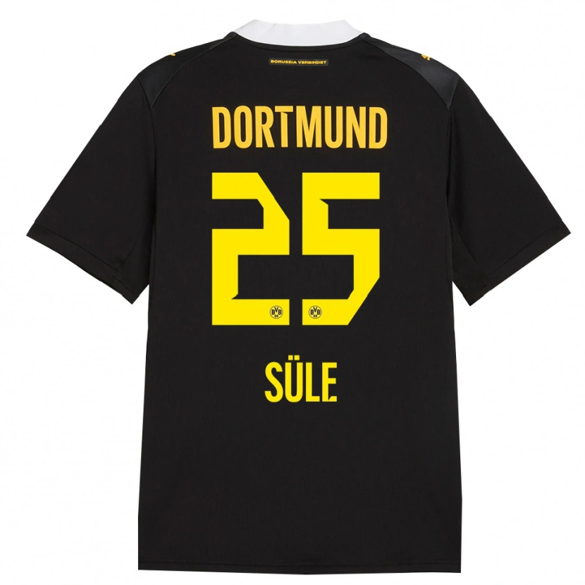 Danxen Femme Maillot Niklas Süle #25 Noir Rouge Jaune Tenues Extérieur 2026/27 T-Shirt