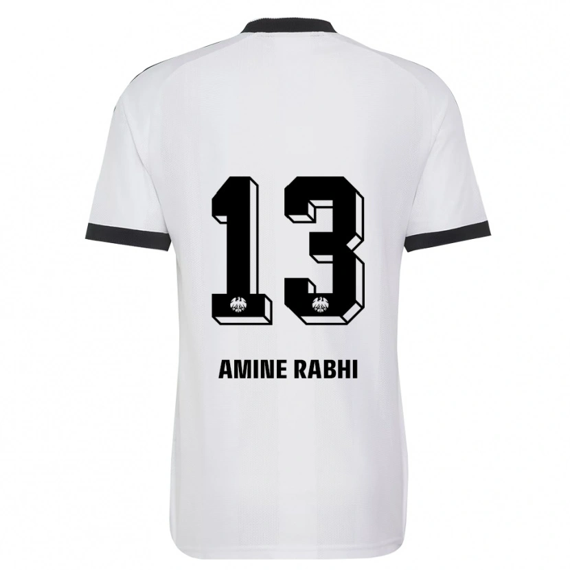 Danxen Femme Maillot Mohamed Amine Rabhi #13 Noir Blanc Tenues Extérieur 2026/27 T-Shirt
