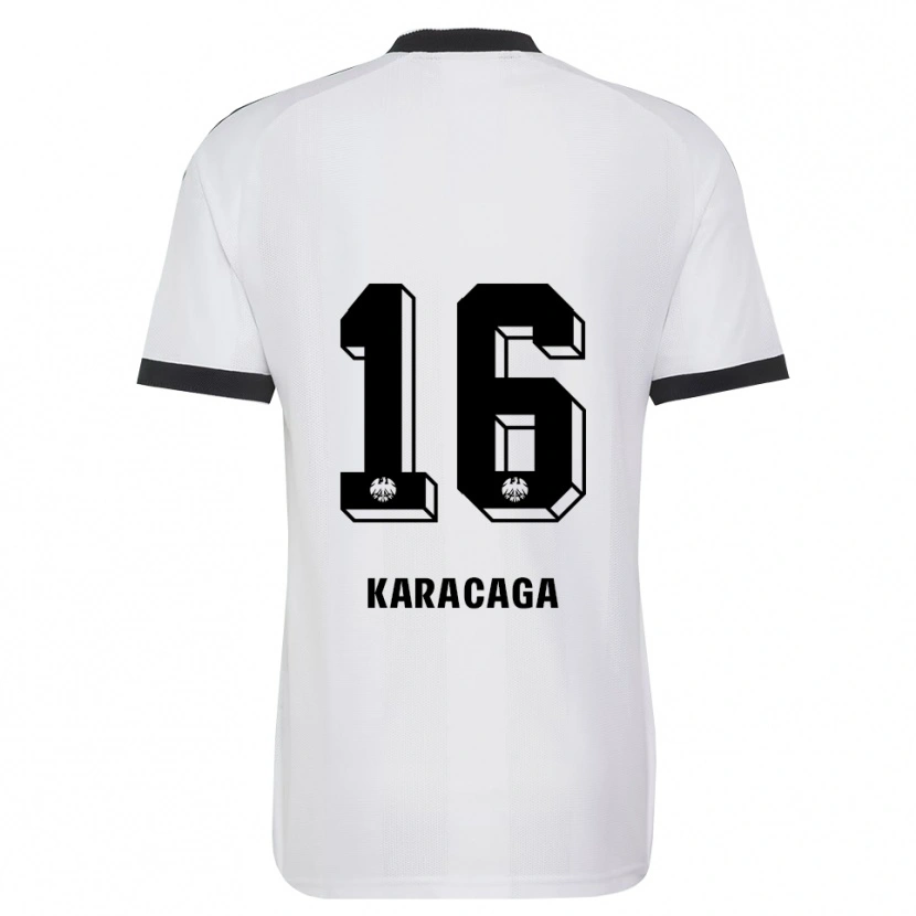 Danxen Femme Maillot Tom Karacaga #16 Noir Blanc Tenues Extérieur 2026/27 T-Shirt