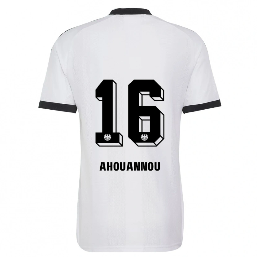 Danxen Femme Maillot Yannis Ahouannou #16 Noir Blanc Tenues Extérieur 2026/27 T-Shirt