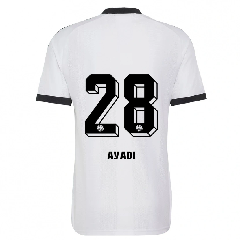 Danxen Femme Maillot Akram Ayadi #28 Noir Blanc Tenues Extérieur 2026/27 T-Shirt