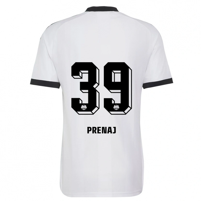 Danxen Femme Maillot Christian Prenaj #39 Noir Blanc Tenues Extérieur 2026/27 T-Shirt