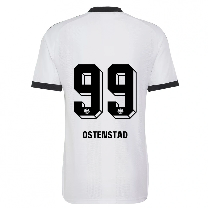 Danxen Femme Maillot Marthine Østenstad #99 Noir Blanc Tenues Extérieur 2026/27 T-Shirt