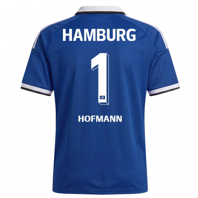 Danxen Femme Maillot Tobias Hofmann #1 Blanc Bleu Tenues Extérieur 2026/27 T-Shirt