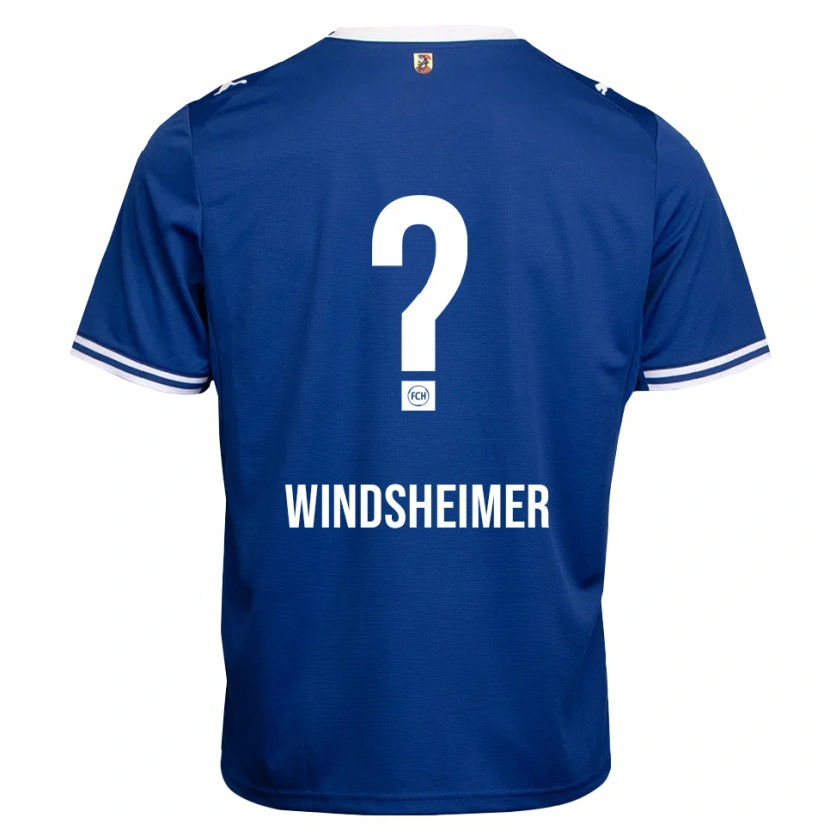 Danxen Femme Maillot Tim Windsheimer #0 Bleu Roi Blanc Tenues Extérieur 2026/27 T-Shirt
