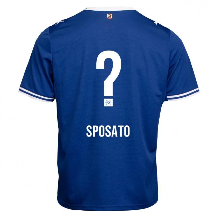 Danxen Femme Maillot Lennard Sposato #0 Bleu Roi Blanc Tenues Extérieur 2026/27 T-Shirt