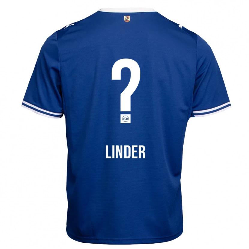 Danxen Femme Maillot Madeleine Linder #0 Bleu Roi Blanc Tenues Extérieur 2026/27 T-Shirt