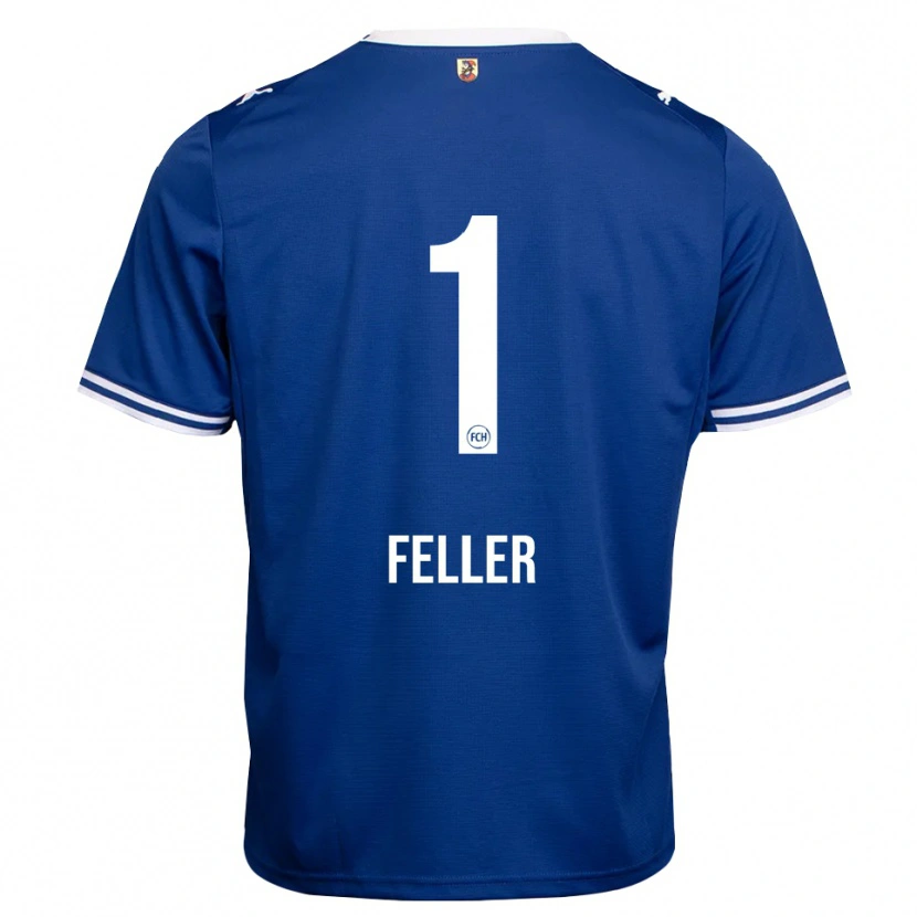 Danxen Femme Maillot Frank Feller #1 Bleu Roi Blanc Tenues Extérieur 2026/27 T-Shirt