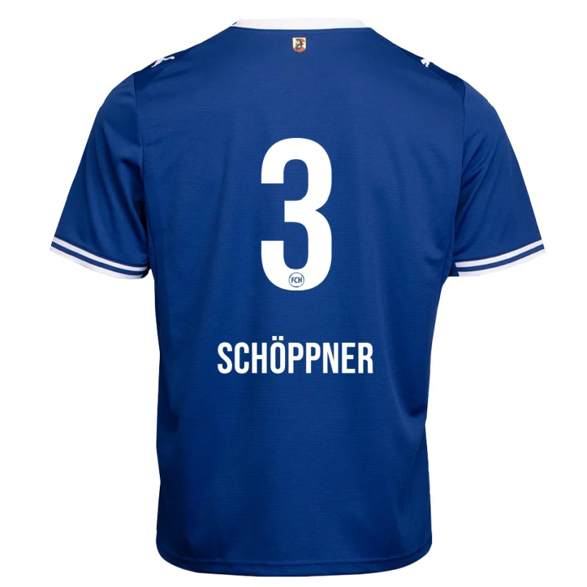 Danxen Femme Maillot Jan Schöppner #3 Bleu Roi Blanc Tenues Extérieur 2026/27 T-Shirt