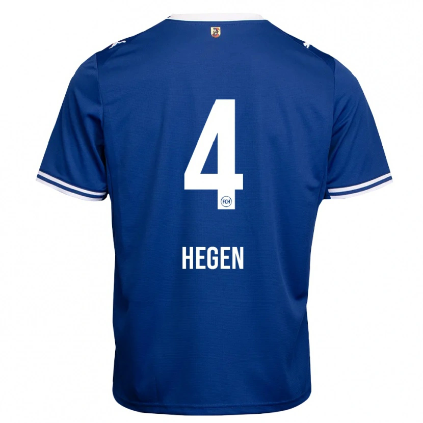 Danxen Femme Maillot Robin Hegen #4 Bleu Roi Blanc Tenues Extérieur 2026/27 T-Shirt