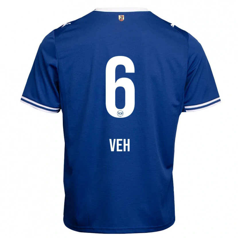 Danxen Femme Maillot Lucas Veh #6 Bleu Roi Blanc Tenues Extérieur 2026/27 T-Shirt