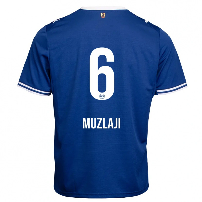 Danxen Femme Maillot Saleem Muzlaji #6 Bleu Roi Blanc Tenues Extérieur 2026/27 T-Shirt
