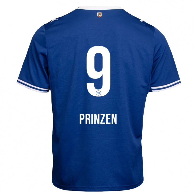 Danxen Femme Maillot Marlon Prinzen #9 Bleu Roi Blanc Tenues Extérieur 2026/27 T-Shirt