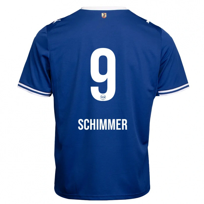 Danxen Femme Maillot Stefan Schimmer #9 Bleu Roi Blanc Tenues Extérieur 2026/27 T-Shirt