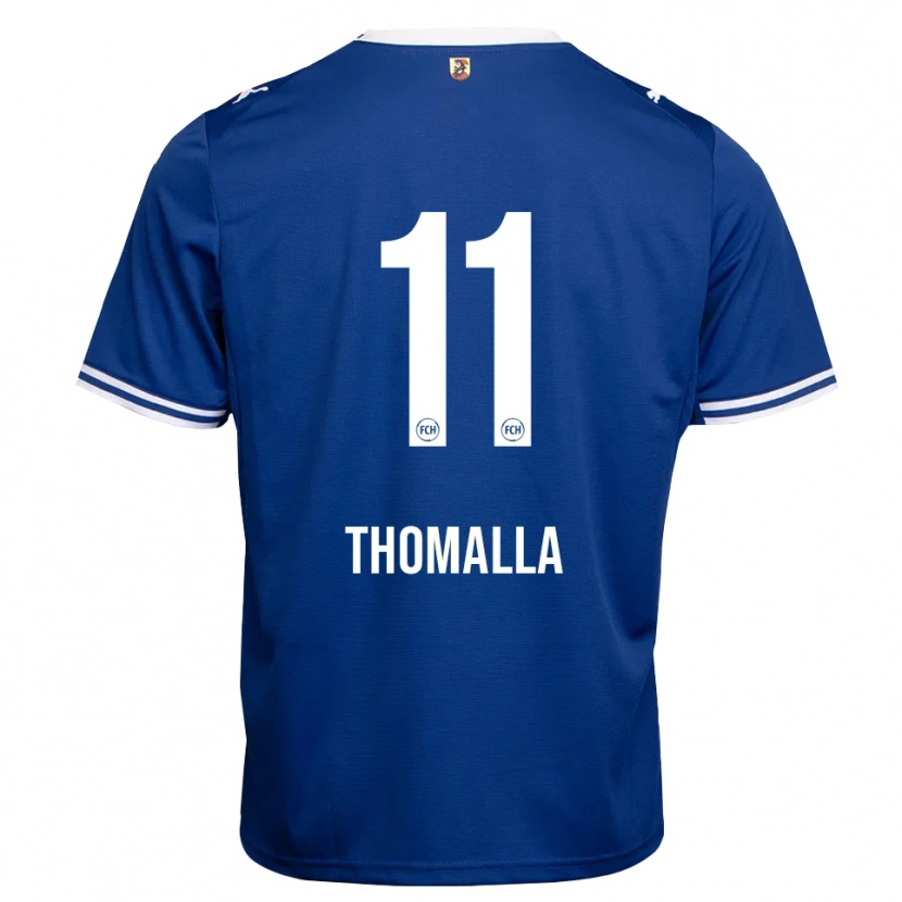 Danxen Femme Maillot Denis Thomalla #11 Bleu Roi Blanc Tenues Extérieur 2026/27 T-Shirt