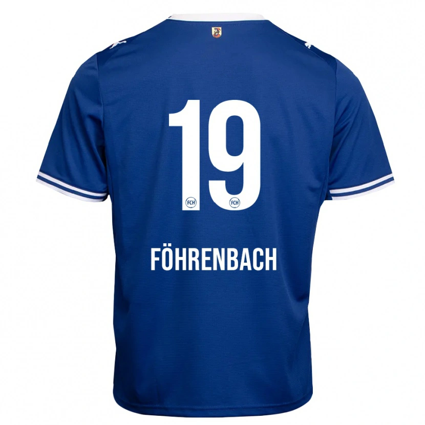 Danxen Femme Maillot Jonas Föhrenbach #19 Bleu Roi Blanc Tenues Extérieur 2026/27 T-Shirt
