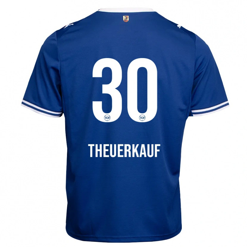 Danxen Femme Maillot Norman Theuerkauf #30 Bleu Roi Blanc Tenues Extérieur 2026/27 T-Shirt